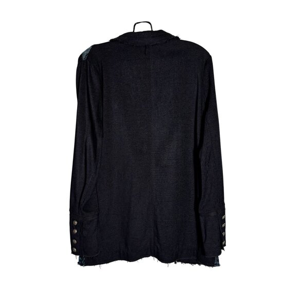 Free People Better Together Blazer Jacket, Black, Medium - Picture 3 of 8